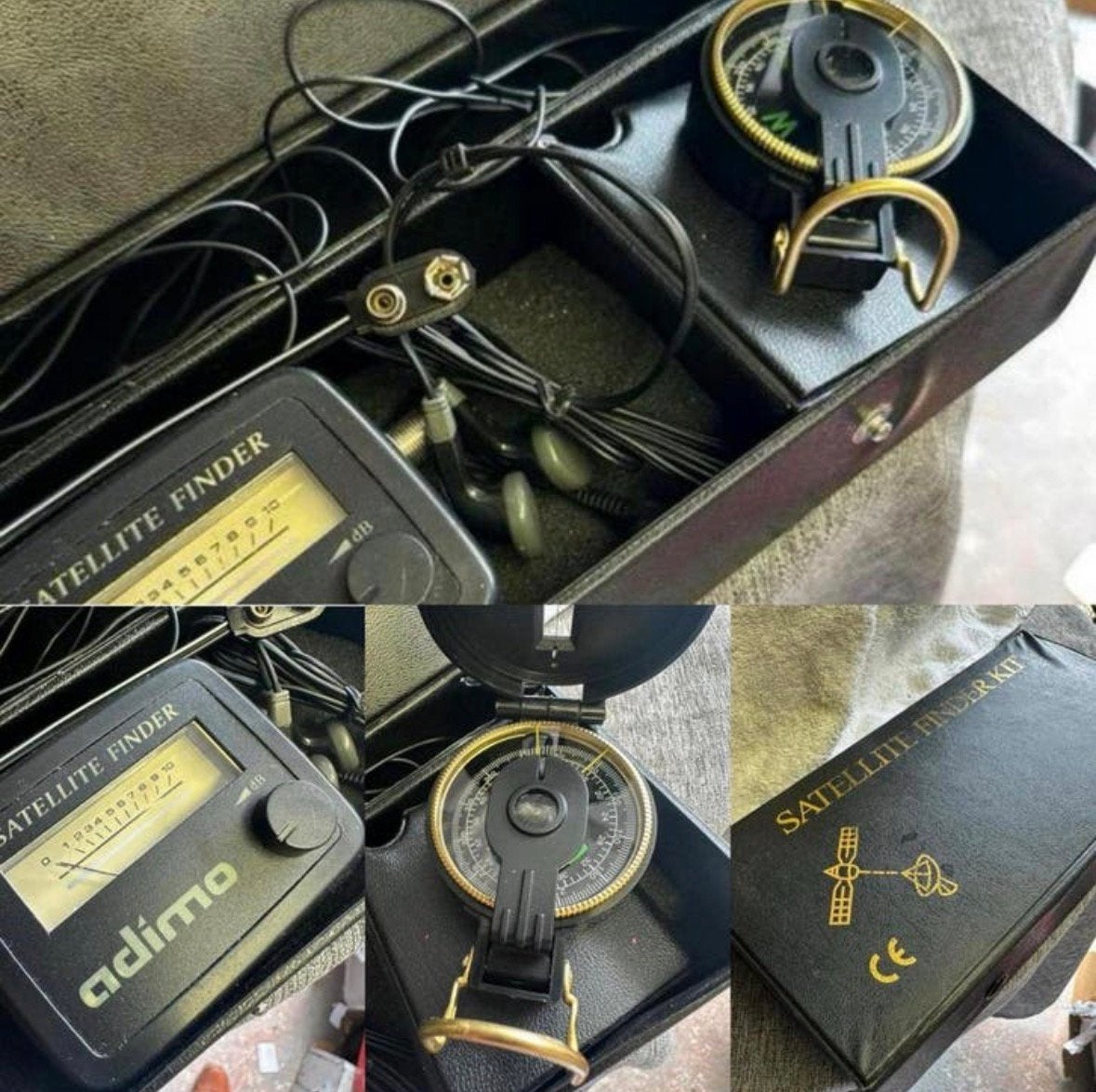 Satellite Finder set voor het uitrichten van schotelantennes, Ophalen of Verzenden, Gebruikt, (Schotel)antenne-accessoires, Overige merken
