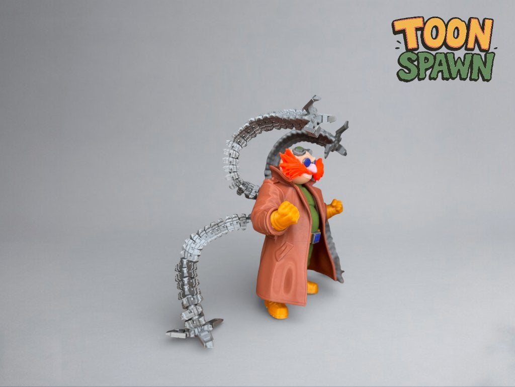 Dr. Eggtopus – Eggman X Dr. Octopus Mash‑up – 30 cm, Verzamelen, Ophalen of Verzenden, Nieuw, Overige typen