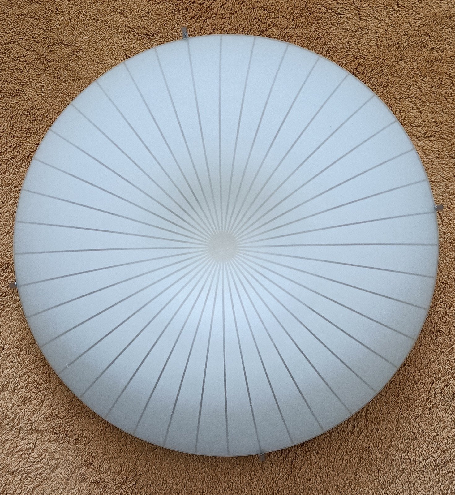 Ikea plafondlamp Calypso, Huis en Inrichting, Lampen | Plafondlampen, Zo goed als nieuw, Glas, Metaal, Ophalen