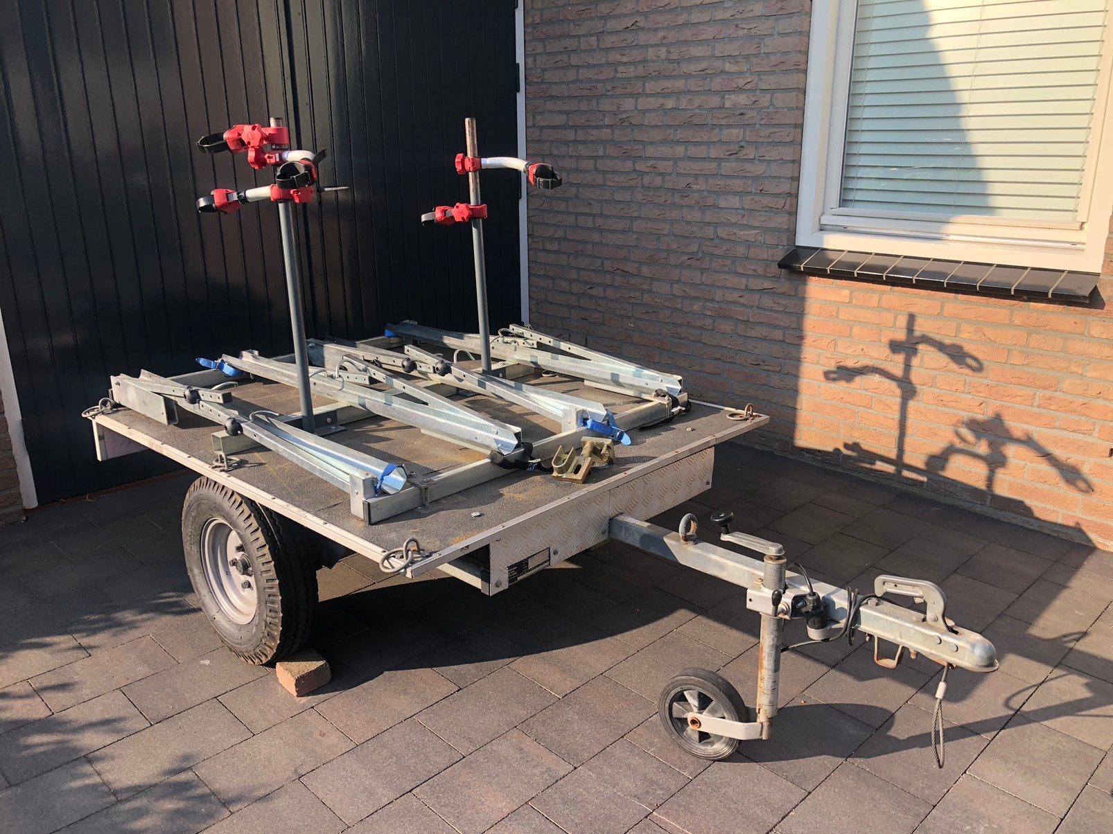 Te huur fietsen aanhanger, Fietsen en Brommers, Ophalen, Zo goed als nieuw
