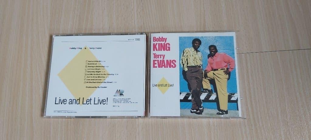Bobby King & Terry Evans Live and Let Live CD (Ry Cooder), Ophalen of Verzenden, Zo goed als nieuw