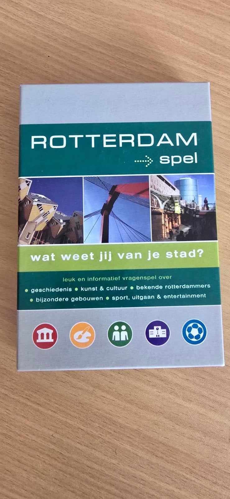 Rotterdam Spel: Wat weet jij van je stad?, Hobby en Vrije tijd, Drie of vier spelers, Ophalen of Verzenden, Zo goed als nieuw