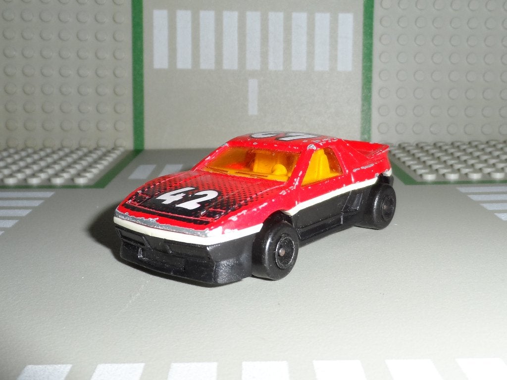 Majorette - Pontiac Fiero - Vintage 1:64, Ophalen of Verzenden, Gebruikt, Auto