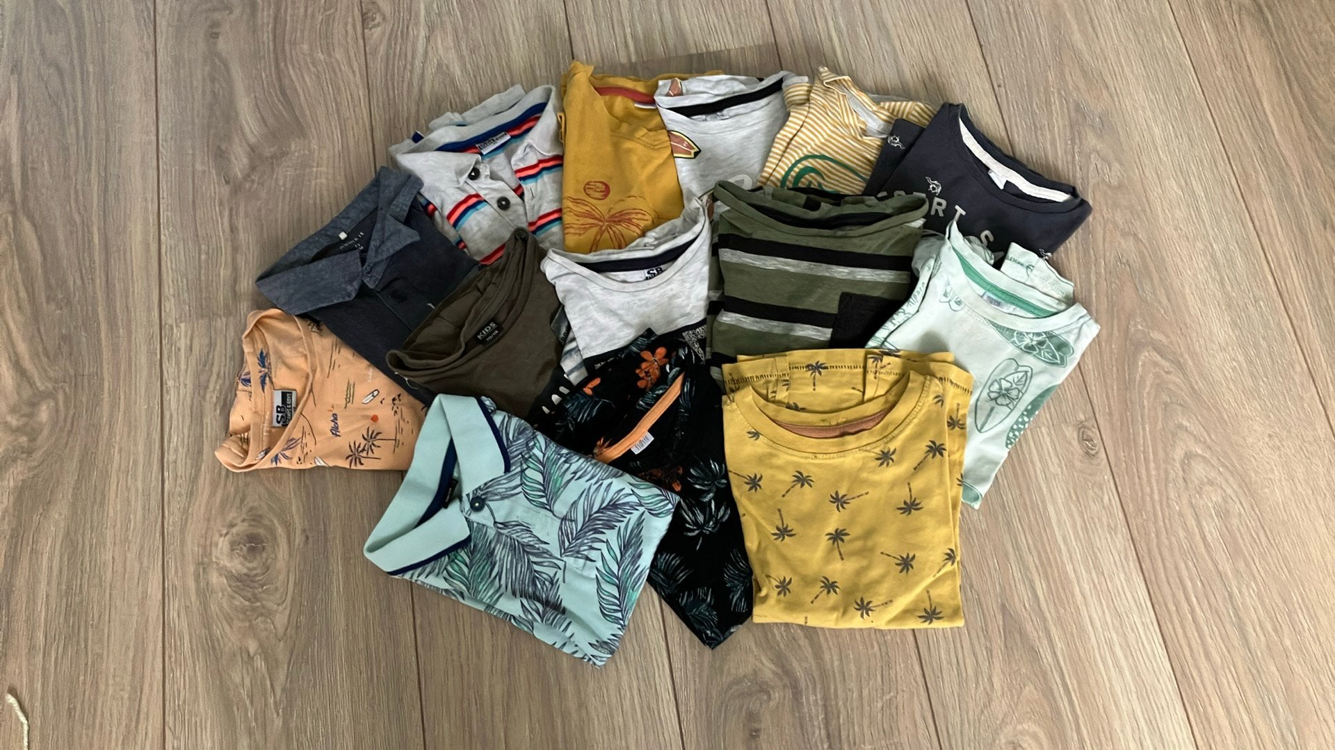 T-shirt pakket maat 110-116, Ophalen of Verzenden, Gebruikt, Overige maten