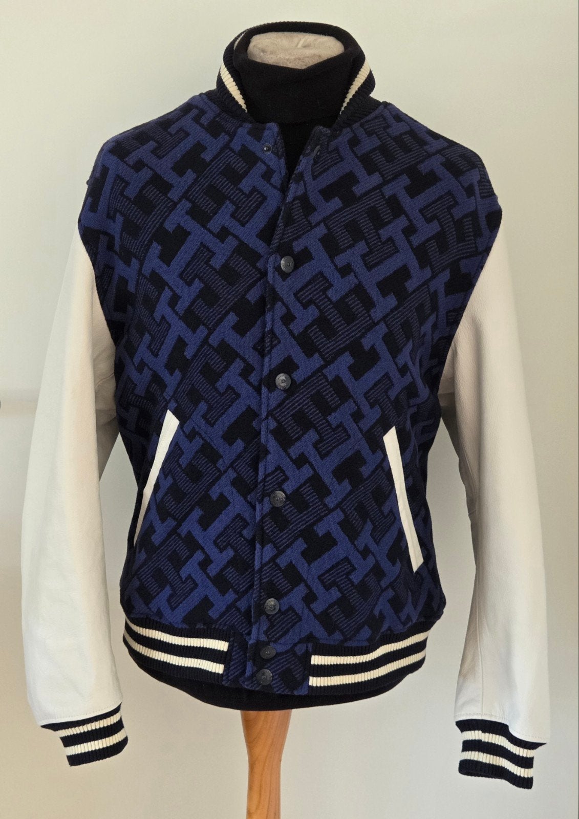 Tommy Hilfiger Varsity jacket XL, Blauw, Tommy Hilfiger, Ophalen of Verzenden, Maat 56/58 (XL)