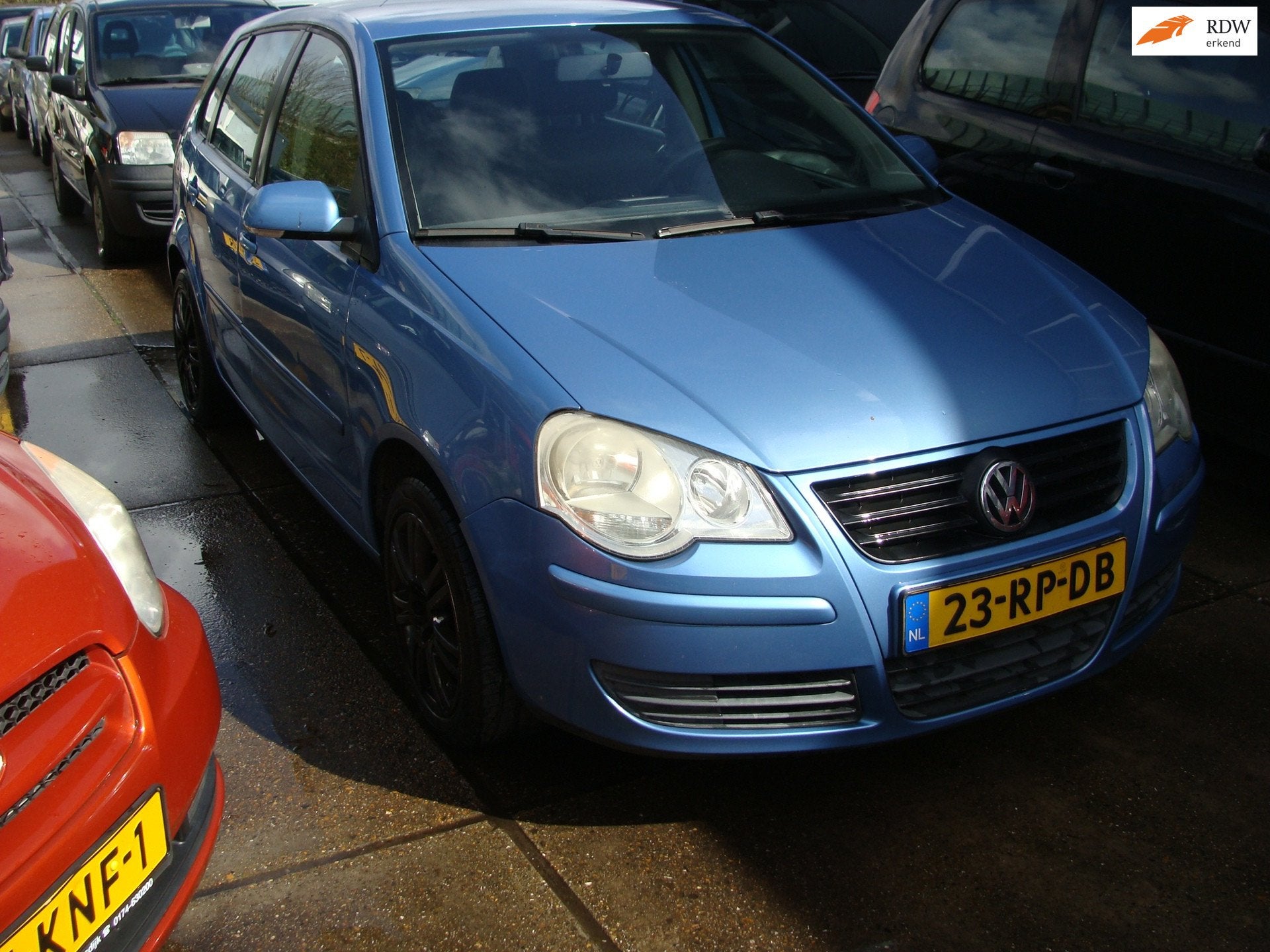 Volkswagen Polo 1.2-12V Optive st bekr 5 drs airco elek pak, Voorwielaandrijving, Blauw, 1198 cc, Origineel Nederlands