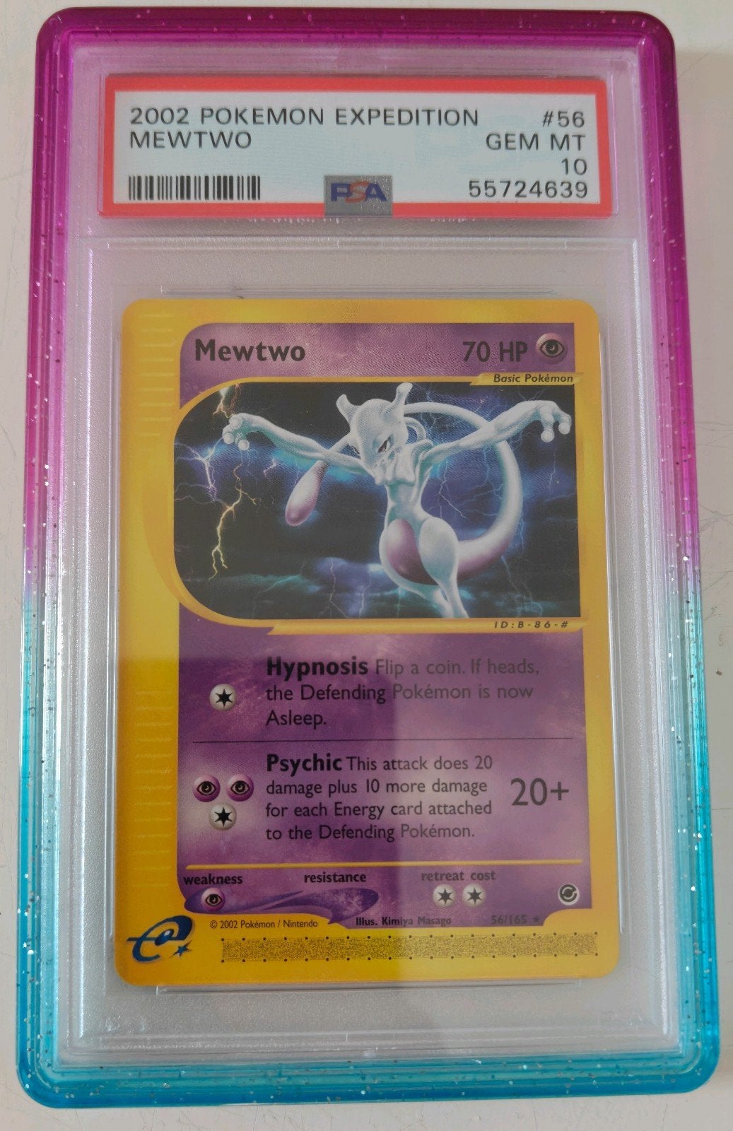 Mewtwo Expedition #56 PSA 10, Hobby en Vrije tijd, Verzamelkaartspellen | Pokémon, Ophalen of Verzenden