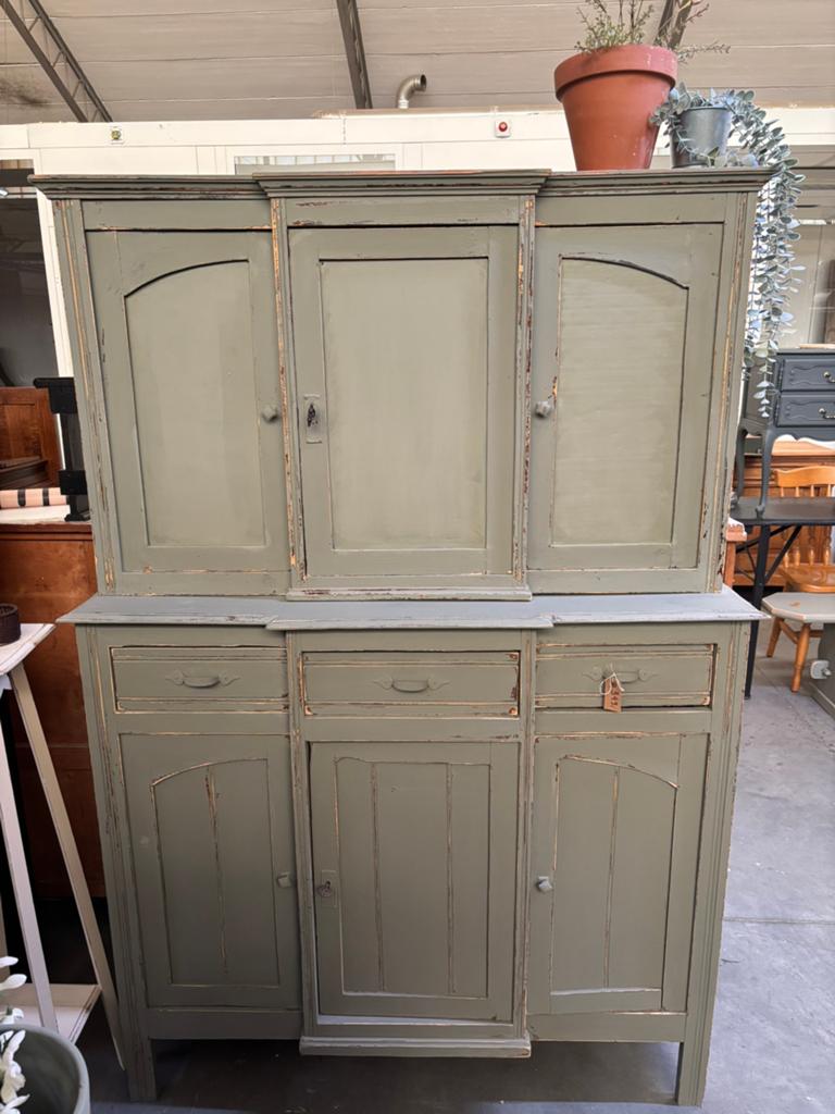 Vintage Brocante buffet / kast, Antiek en Kunst, Ophalen