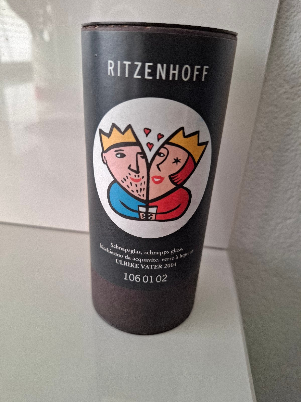 Ritzenhoff Schnapsglas Ulrike Vater 2004, Verzamelen, Glas en Borrelglaasjes, Ophalen of Verzenden, Nieuw