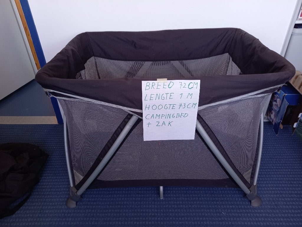 campingbed, Ophalen, Gebruikt, Reisbedje