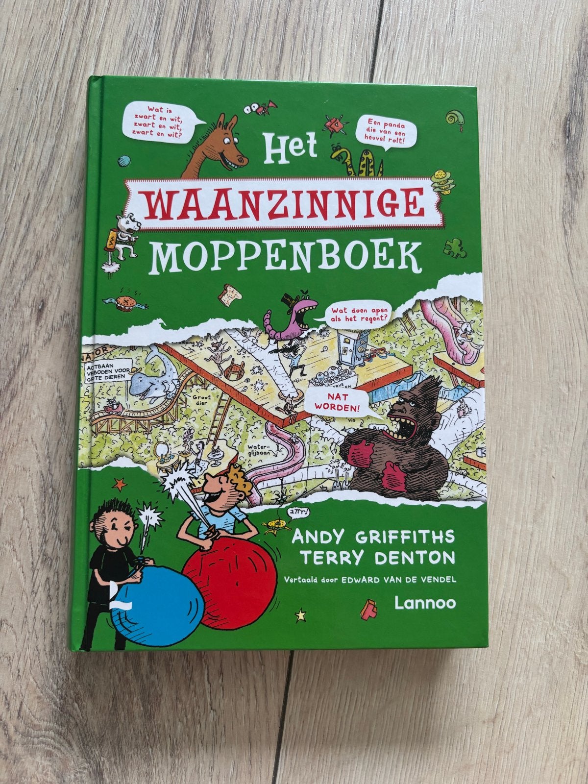 Het Waanzinnige Moppenboek - Andy Griffiths & Terry Denton, Ophalen, Zo goed als nieuw, Fictie algemeen