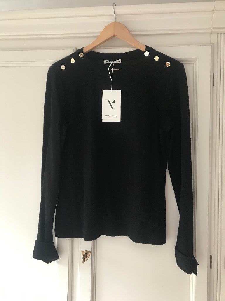 Vanilia zwarte top nieuw, Maat 38/40 (M), Vanilia, Zwart, Nieuw