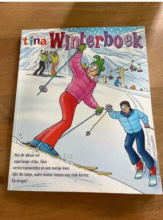 Tina Winterboek - Superlange strips en quiz, Boeken, Eén stripboek, Ophalen of Verzenden, Zo goed als nieuw