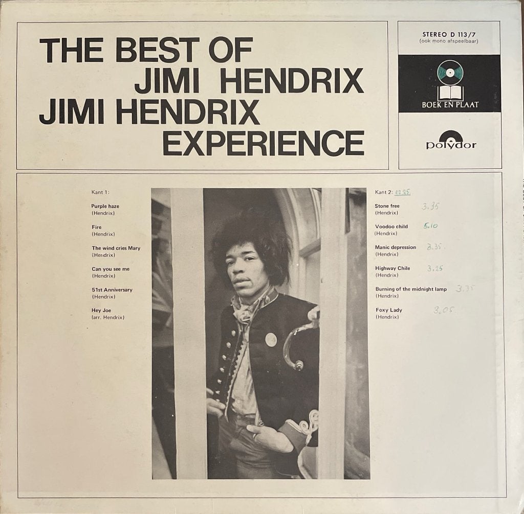 Jimi Hendrix Experience - The Best Of Jimi Hendrix, LP, Ophalen of Verzenden, Zo goed als nieuw, Inclusief binnenhoes