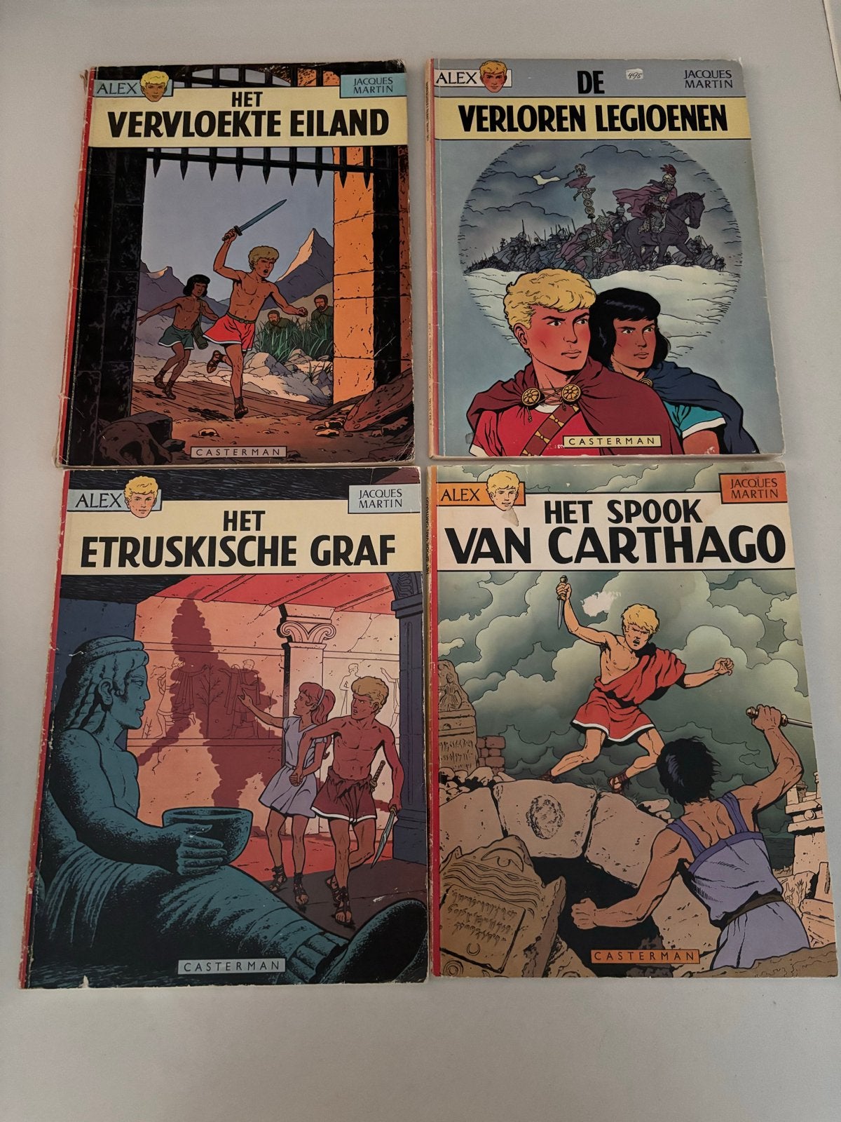 Alex stripboeken - Het Vervloekte Eiland, De Verloren Legioe, Meerdere stripboeken, Ophalen of Verzenden, Gelezen