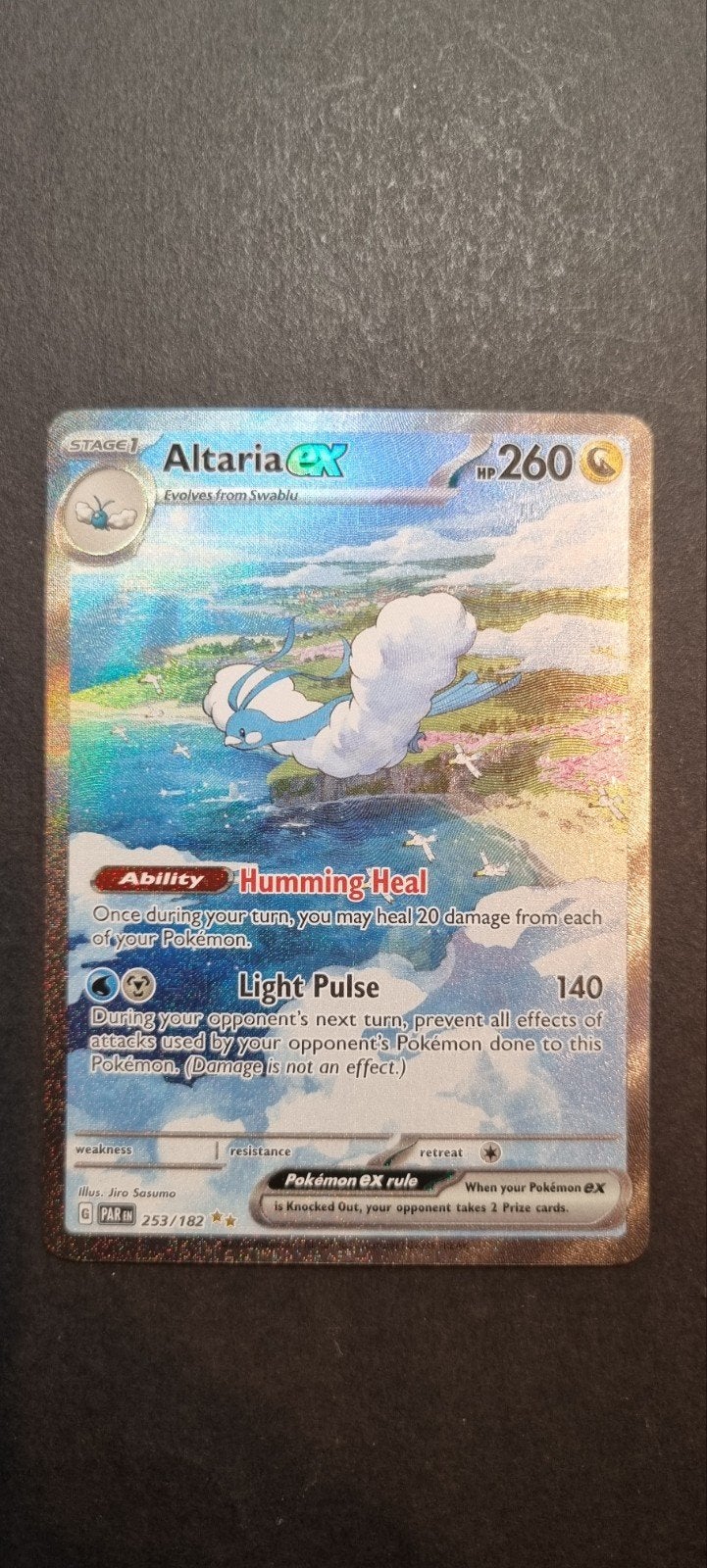 Altaria ex PAR 253, Ophalen of Verzenden, Zo goed als nieuw, Losse kaart, Foil