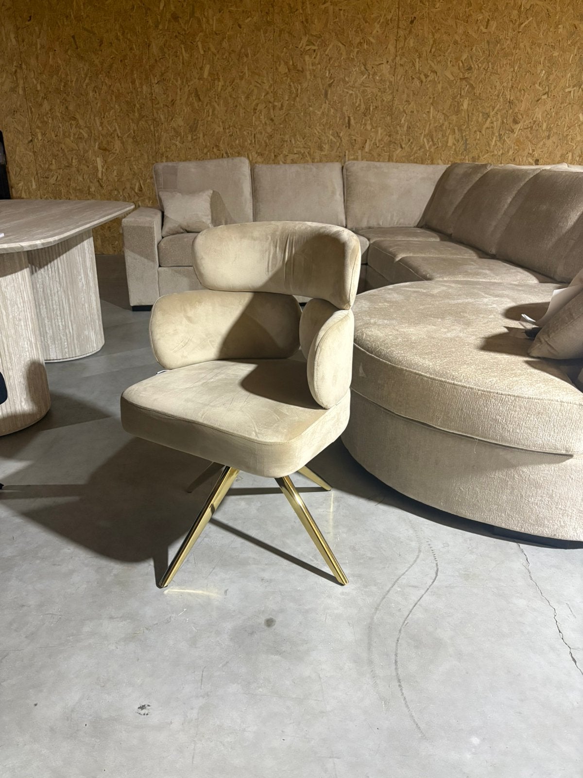 Draaibaar eetkamerstoel stoel nieuw eric kuster style, Huis en Inrichting, Metaal, Overige kleuren, Nieuw, Ophalen of Verzenden