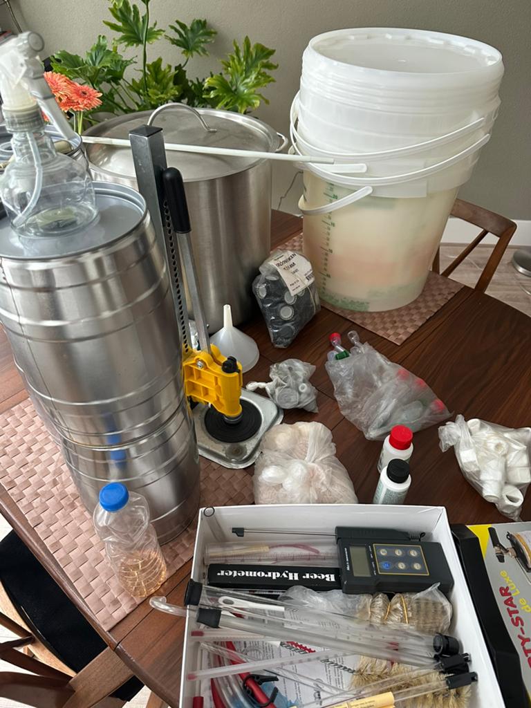 Complete bierbrouwset - Start direct met brouwen!, Ophalen, Gebruikt
