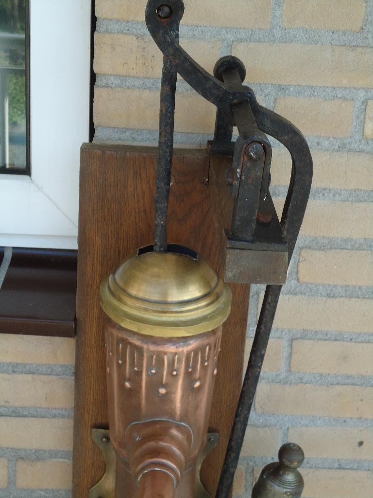 twee koperen waterpompen, Ophalen of Verzenden, Gebruikt