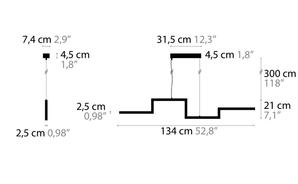 Design hanglamp zwart van Ilfari Artys H4 nieuw!, Ophalen of Verzenden, Nieuw, Minder dan 50 cm
