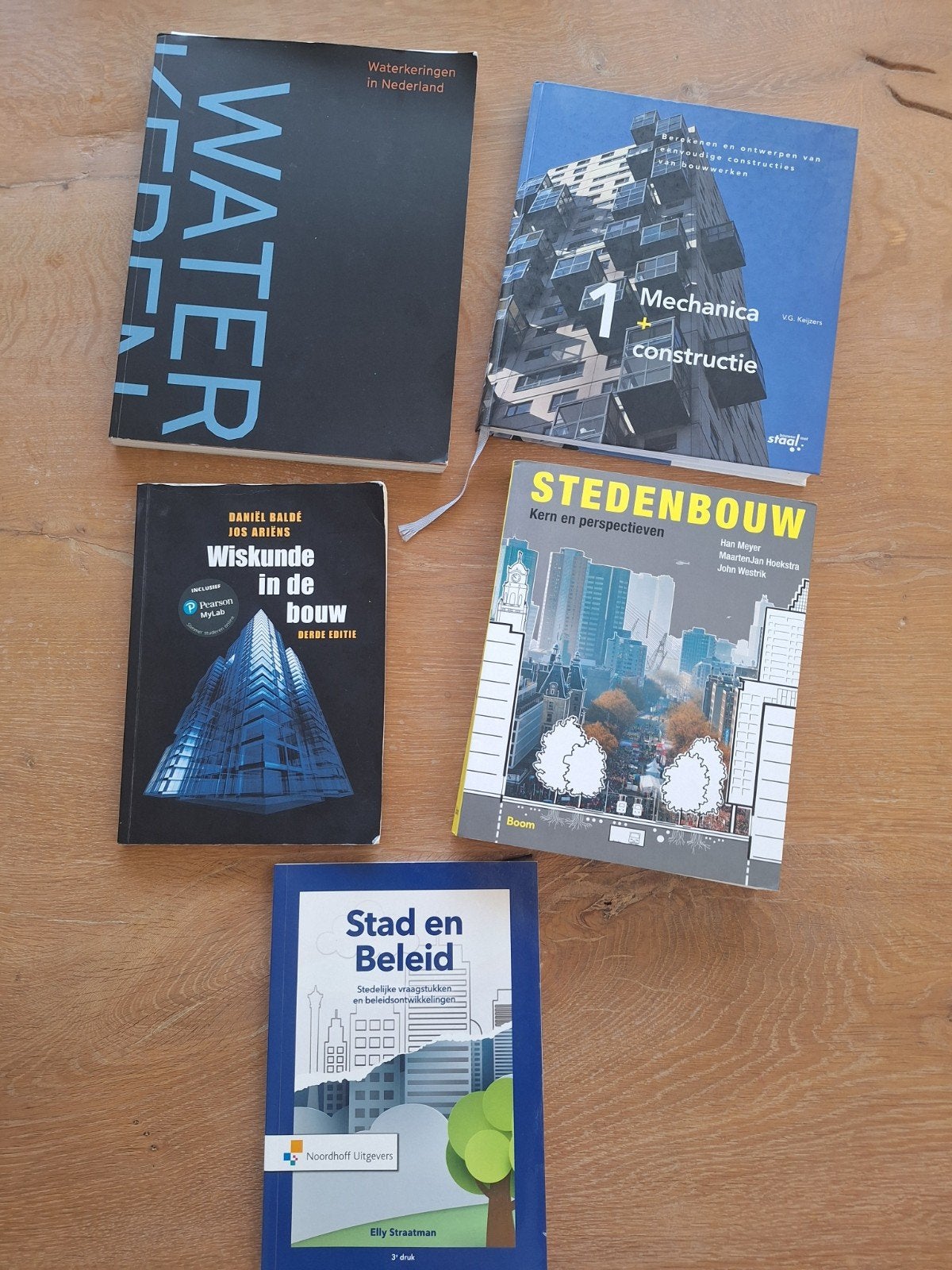 Bouwkunde, civiele techn. en ruimtelijke ontw. boeken, Ophalen, Beta, Gelezen, HBO