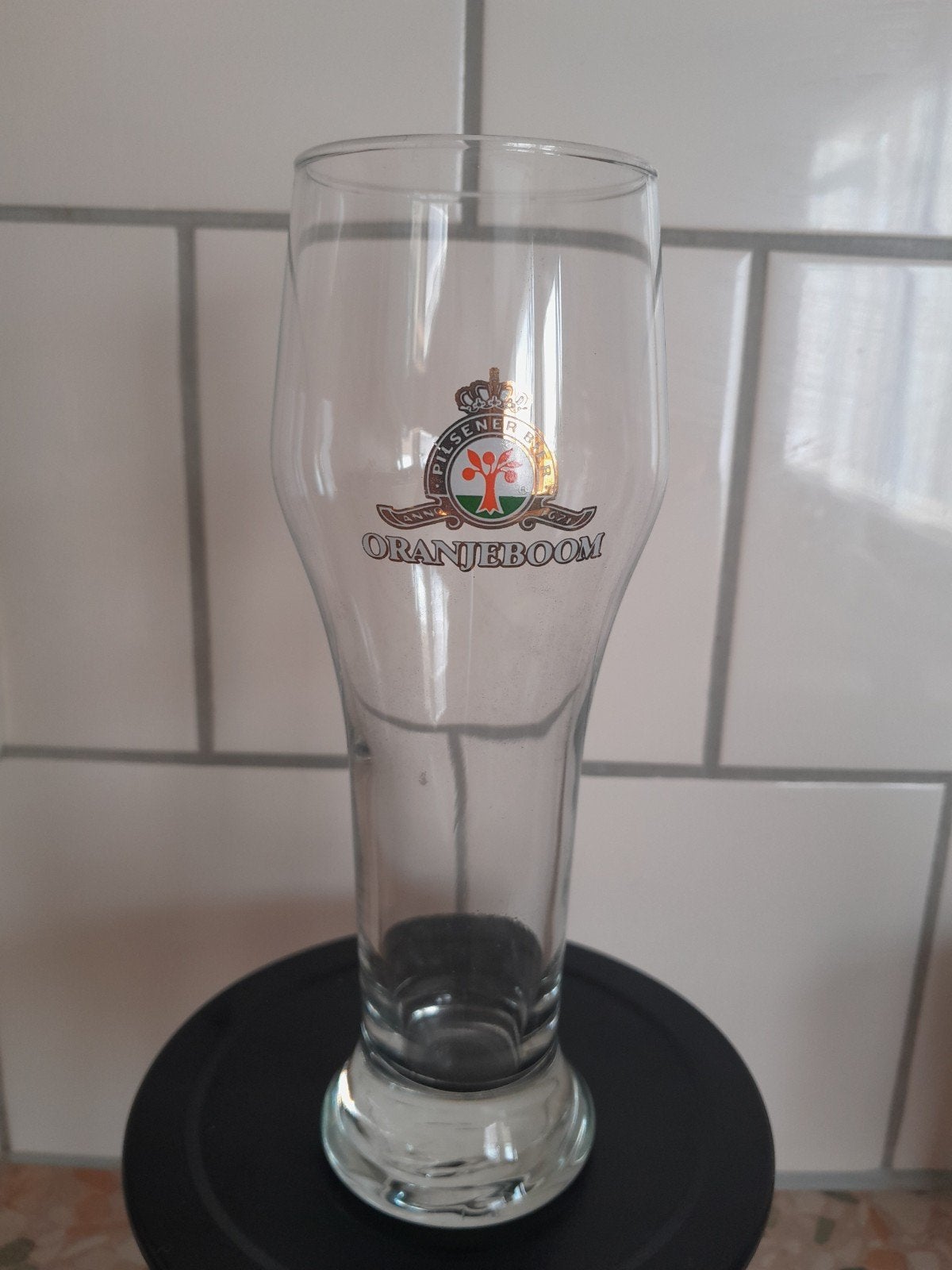 Oranjeboom Pilsener Bierglas, Verzamelen, Biermerken, Ophalen, Zo goed als nieuw, Glas of Glazen, Oranjeboom