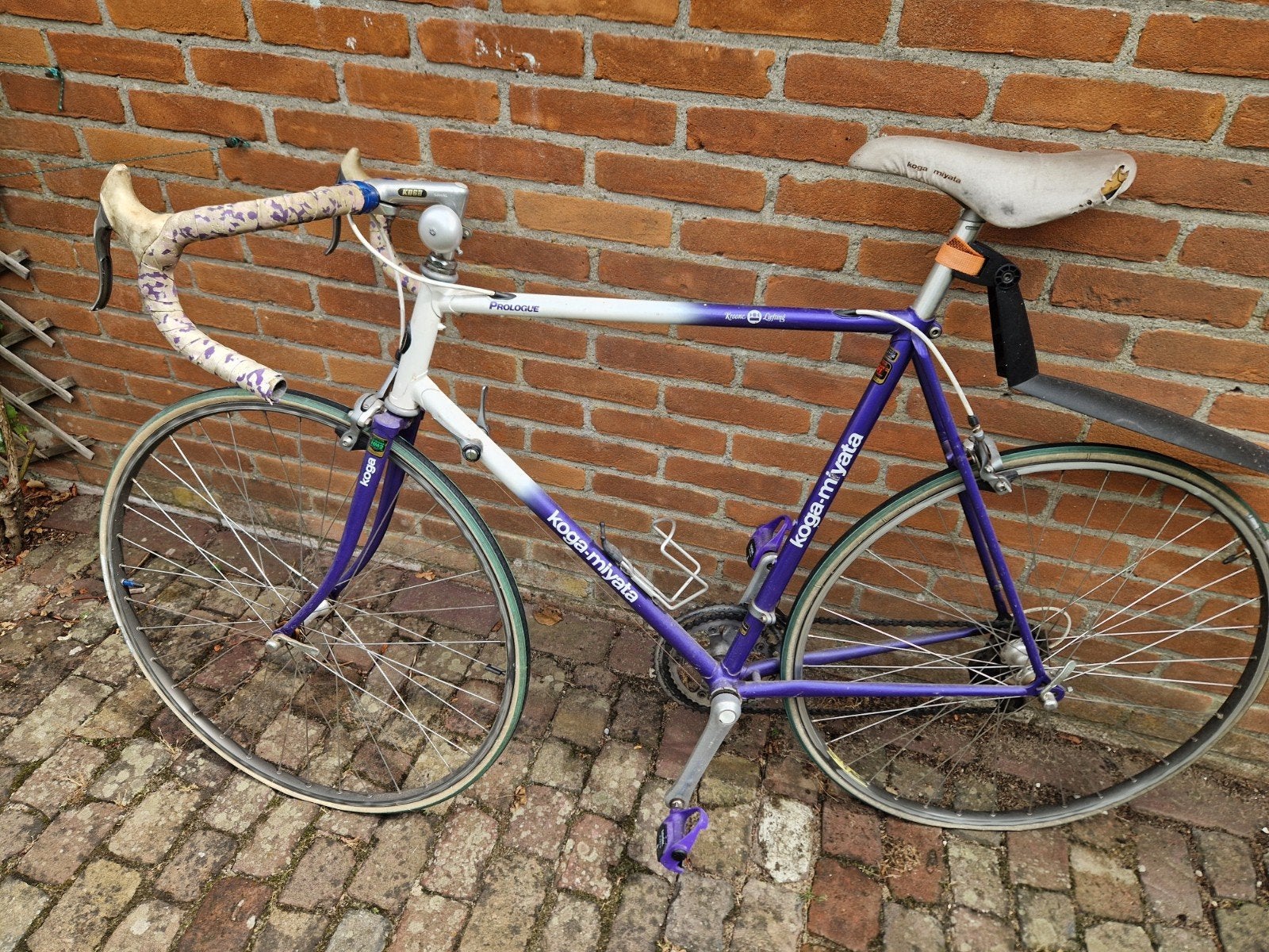 Koga Miyata Prologue frame 58 cm., Fietsen en Brommers, Fietsen | Racefietsen, Ophalen, Gebruikt, 10 tot 15 versnellingen, Aluminium