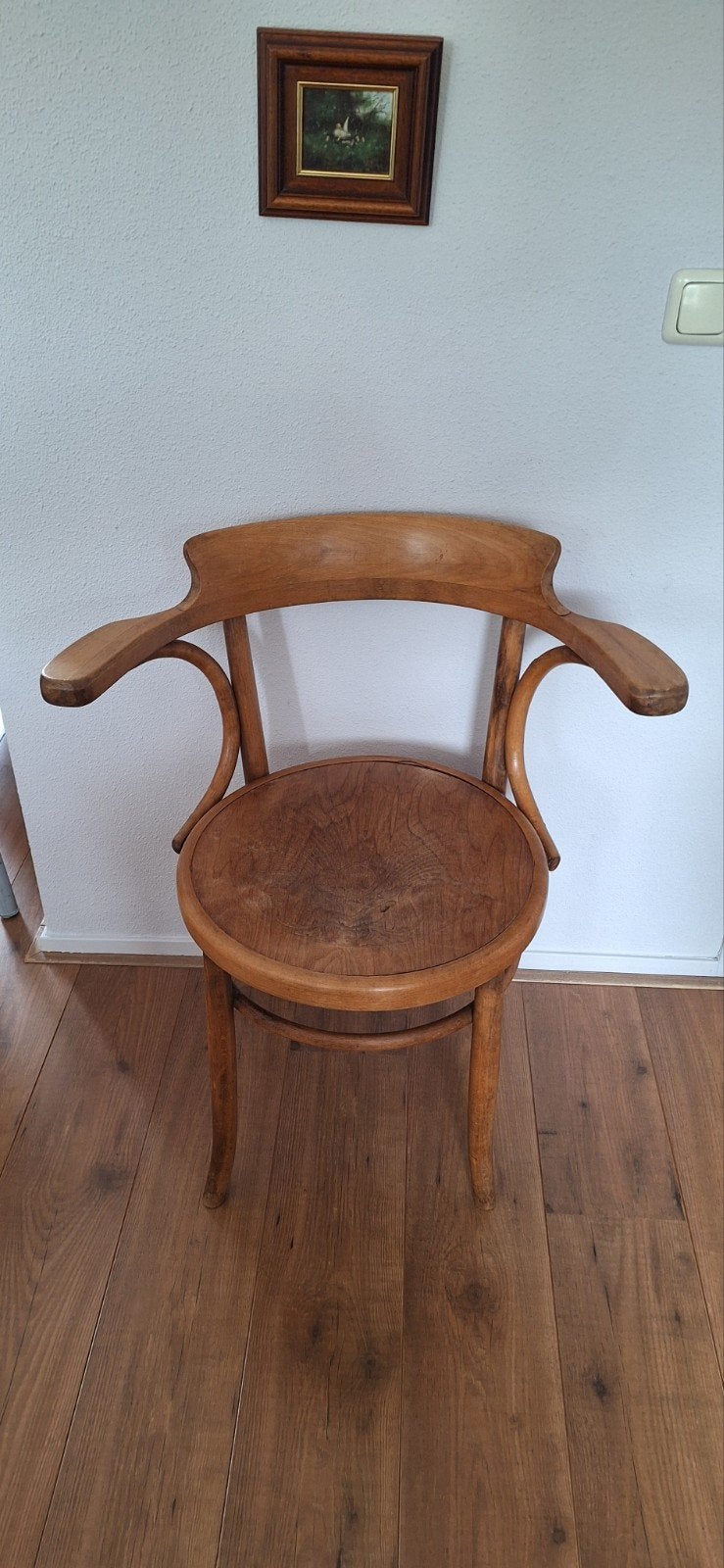 Antieke Fischel Thonet stijl stoel uit Tsjechoslowakije, Ophalen