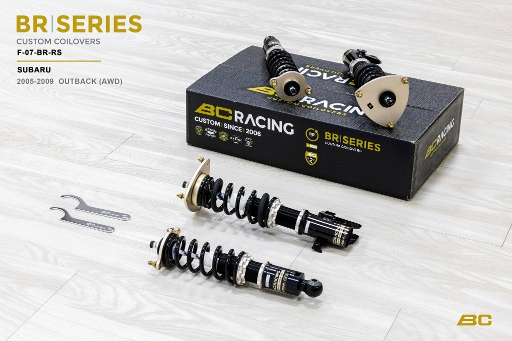 BC Racing schroefset verlaging - Subaru Outback BP BL 05-09, Ophalen of Verzenden