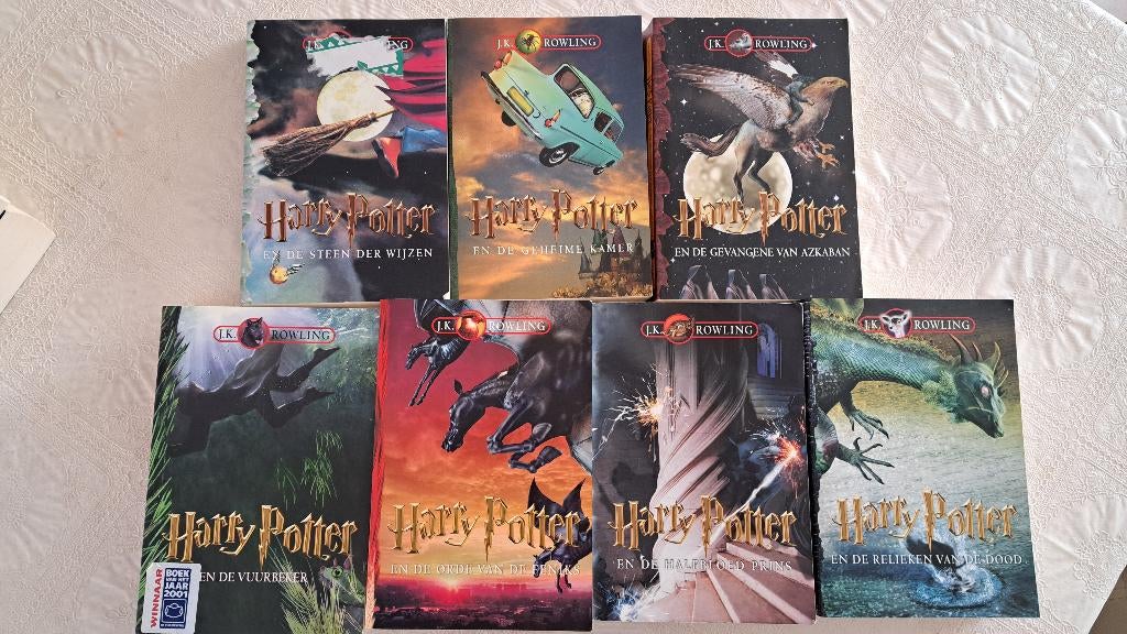 Rowling : Harry Potter Compleet 7 delen, Boeken, Fantasy, Gelezen, Ophalen of Verzenden