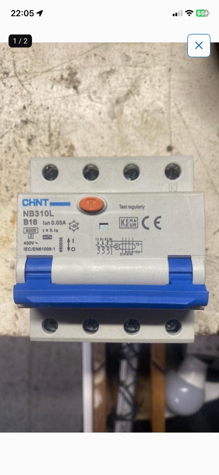 Aardlekautomaat, Doe-het-zelf en Verbouw, Elektra en Kabels, Verzenden, Nieuw, Overige typen