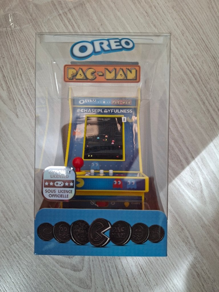 Pac Man Oreo Mini Arcade Nano Player Gesealed, Ophalen of Verzenden, Zo goed als nieuw