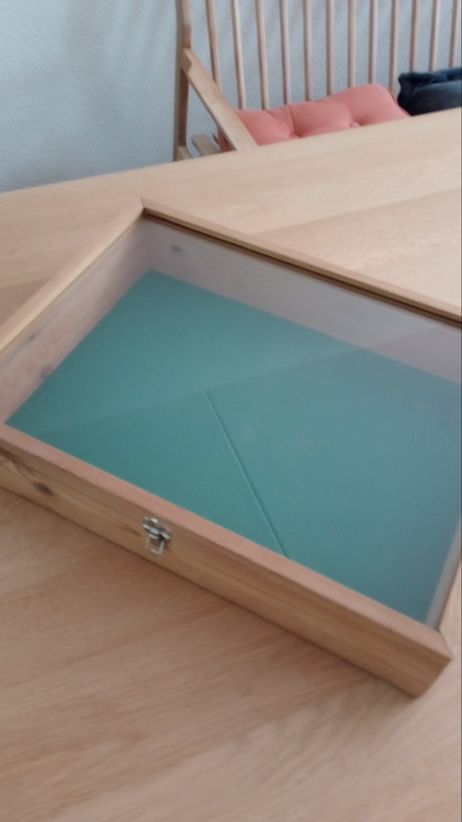 Degelijk Vitrine Kistje voor Kleine Spullen - 51x38x10 cm, Ophalen, Gebruikt