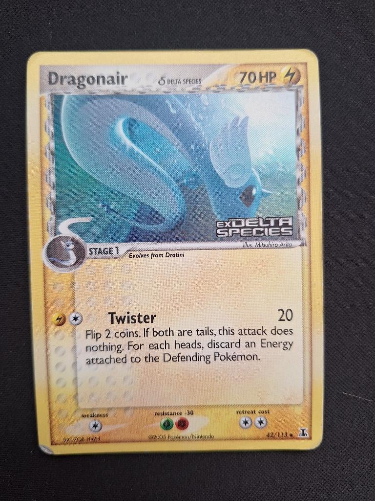 Dragonair [Reverse Holo] #42 Pokemon Delta Species, Ophalen of Verzenden, Gebruikt, Losse kaart, Foil