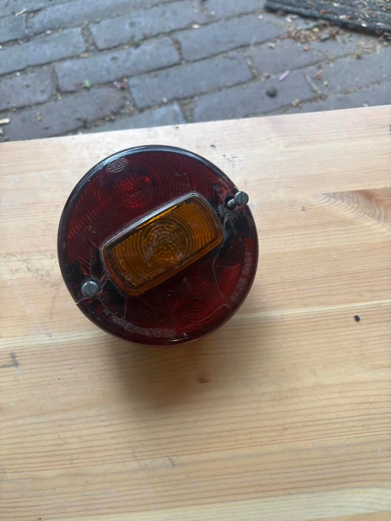Achterlicht motorfiets. Hella., Ophalen of Verzenden, Gebruikt