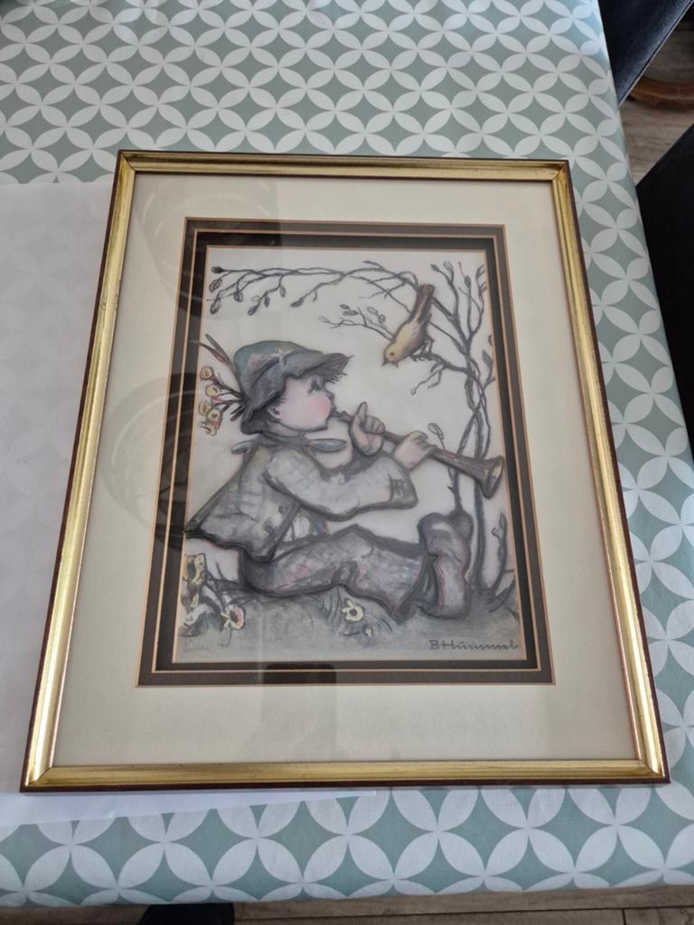 Hummel schilderij, Antiek en Kunst, Kunst | Tekeningen en Foto's, Ophalen