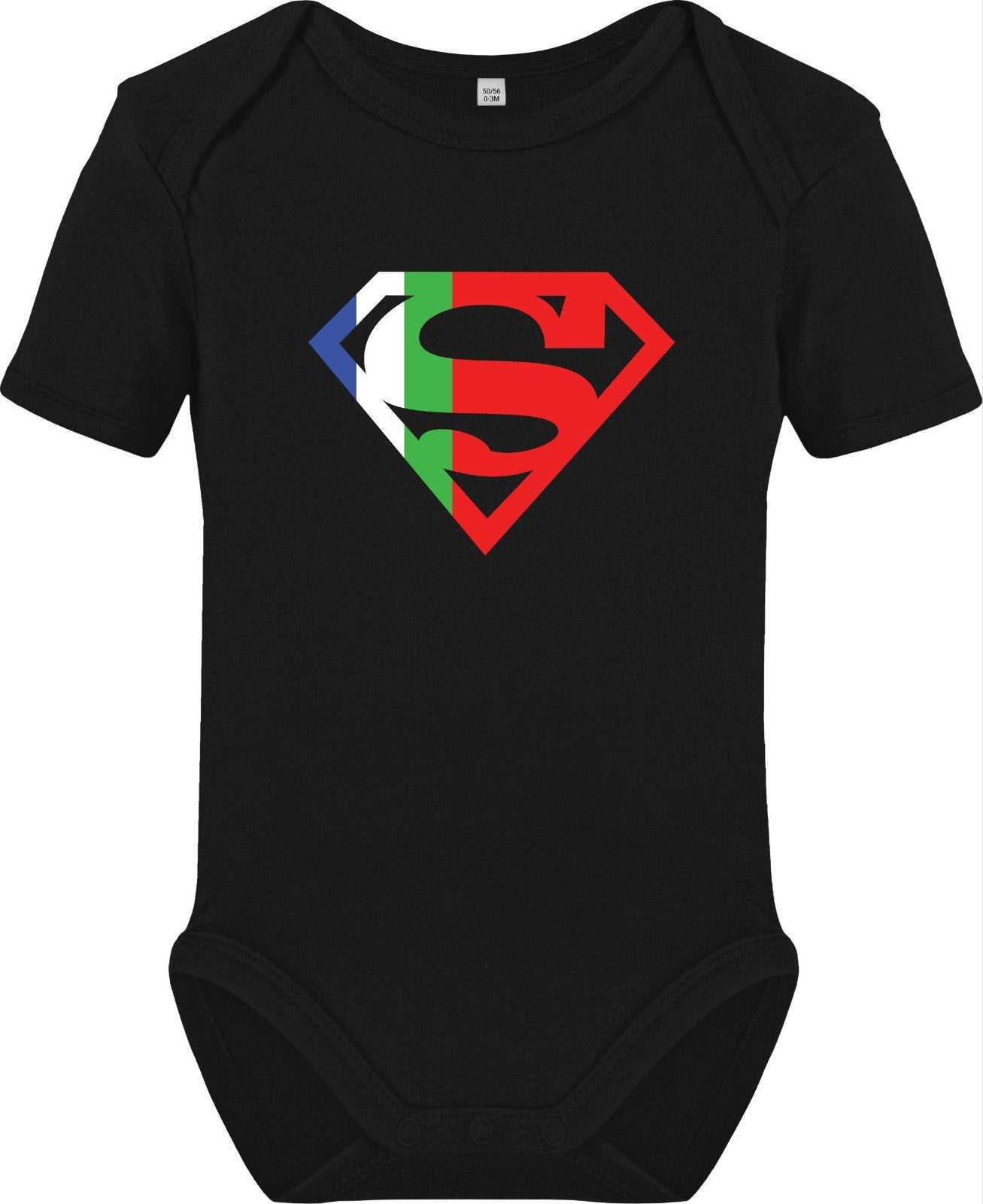 Baby romper met Super Molukker logo., Ophalen of Verzenden, Nieuw, Onbekend, Jongetje of Meisje