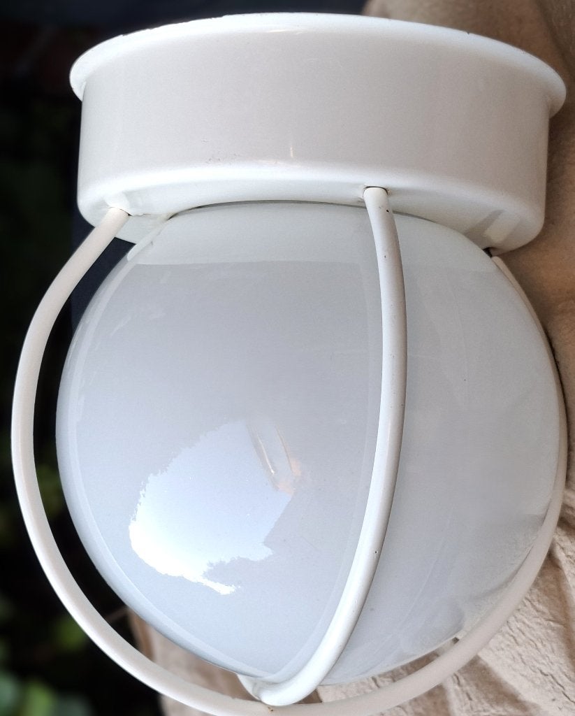 Vintage IKEA Periskop plafondlamp(model T 404), Gebruikt, Glas, Plafondlamp, IKEA