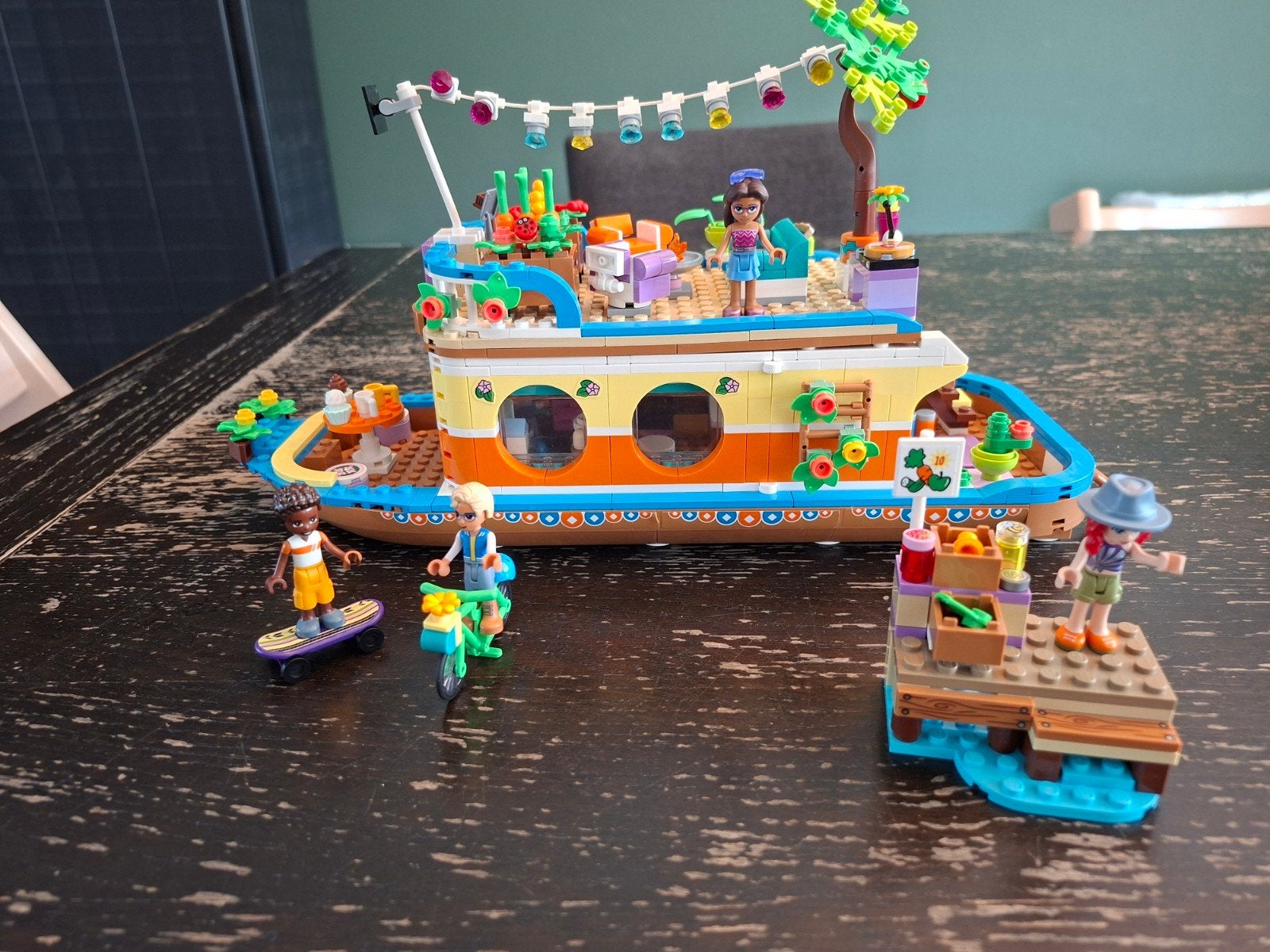 Lego Friends 41702 Drijvend Woonbootje - Compleet met doos, Inclusief instructies, Lego, Friends, Ophalen of Verzenden
