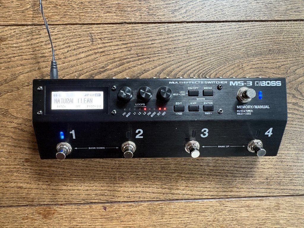 Boss MS-3 multi effect en switcher, Muziek en Instrumenten, Ophalen of Verzenden, Zo goed als nieuw, Multi-effect