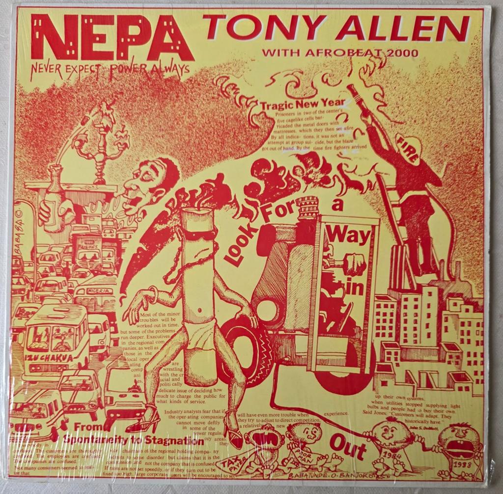 TONY ALLEN WITH AFROBEAT 2000  12-inch @ Earthworks Records, Verzenden, Zo goed als nieuw, 12 inch