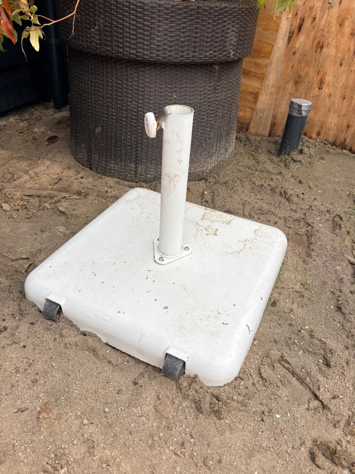 Parasolvoet verrijdbaar, Tuin en Terras, Ophalen, Zo goed als nieuw, Minder dan 1 meter, Parasolvoet
