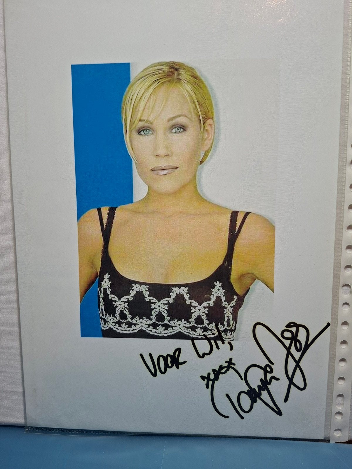 TANJA JESS ACTRICE, Verzenden, Nieuw, Foto of Kaart, Gesigneerd