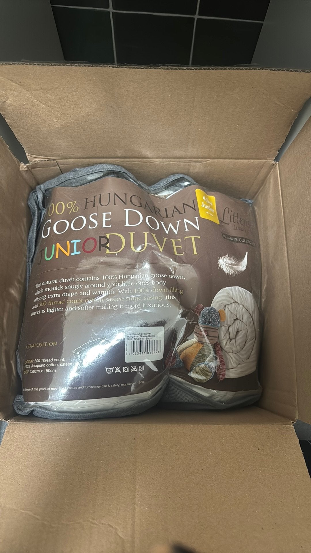 Goose down summer duvet, Ophalen of Verzenden, Zo goed als nieuw