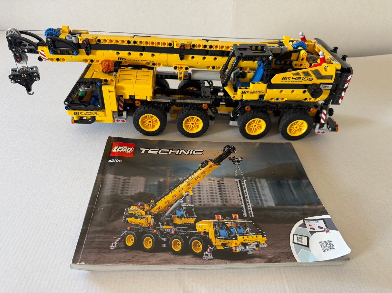 Grote mobiele kraan van LEGO, 42108 (2020), Lego, Compleet, Ophalen of Verzenden, Zo goed als nieuw