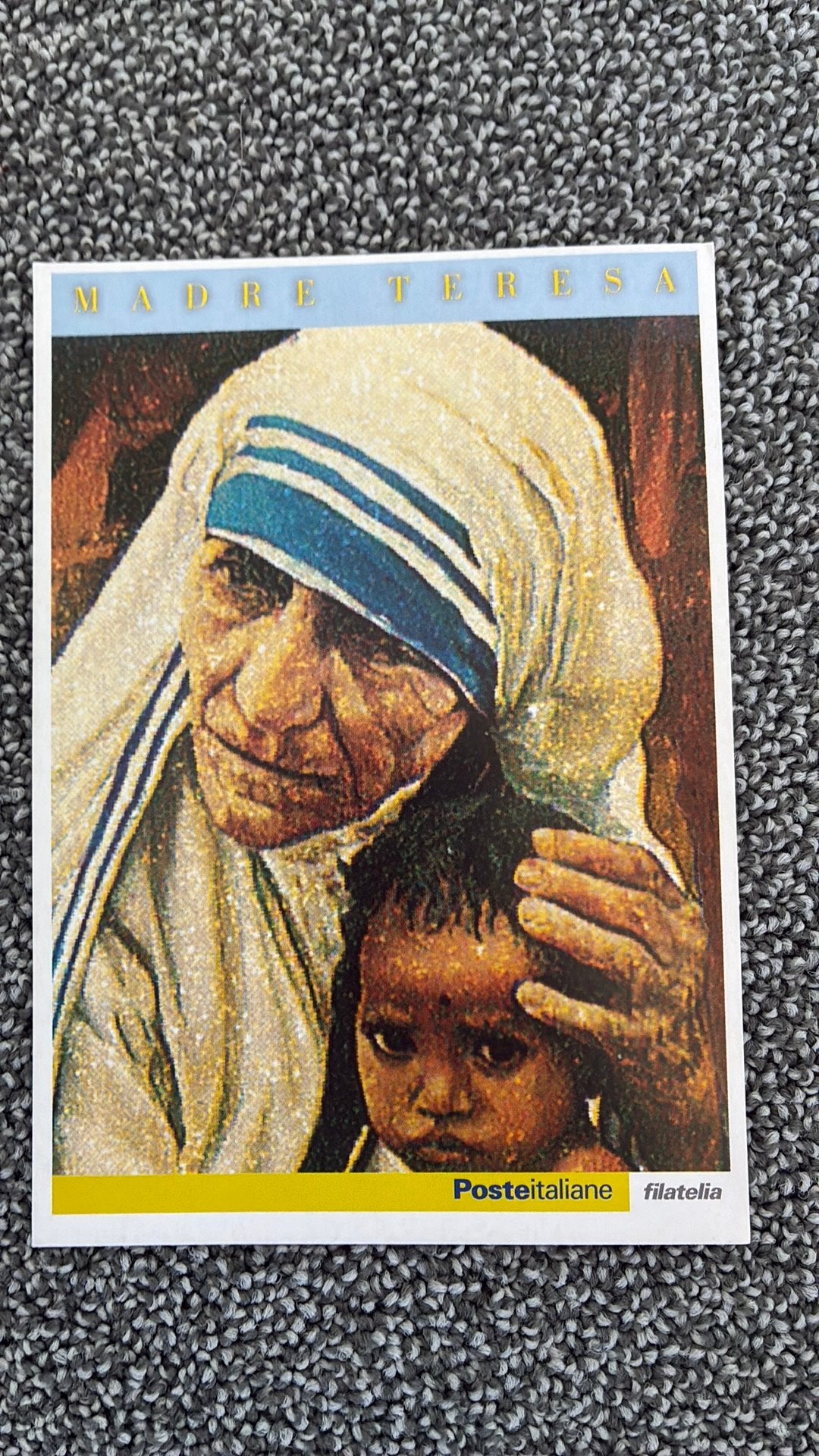 Italie 2003 kaart moeder Theresa, Ophalen of Verzenden, Briefkaart