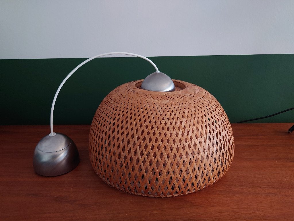 Boja ikea rotan hanglamp, Overige materialen, Verzenden, Zo goed als nieuw, Minder dan 50 cm