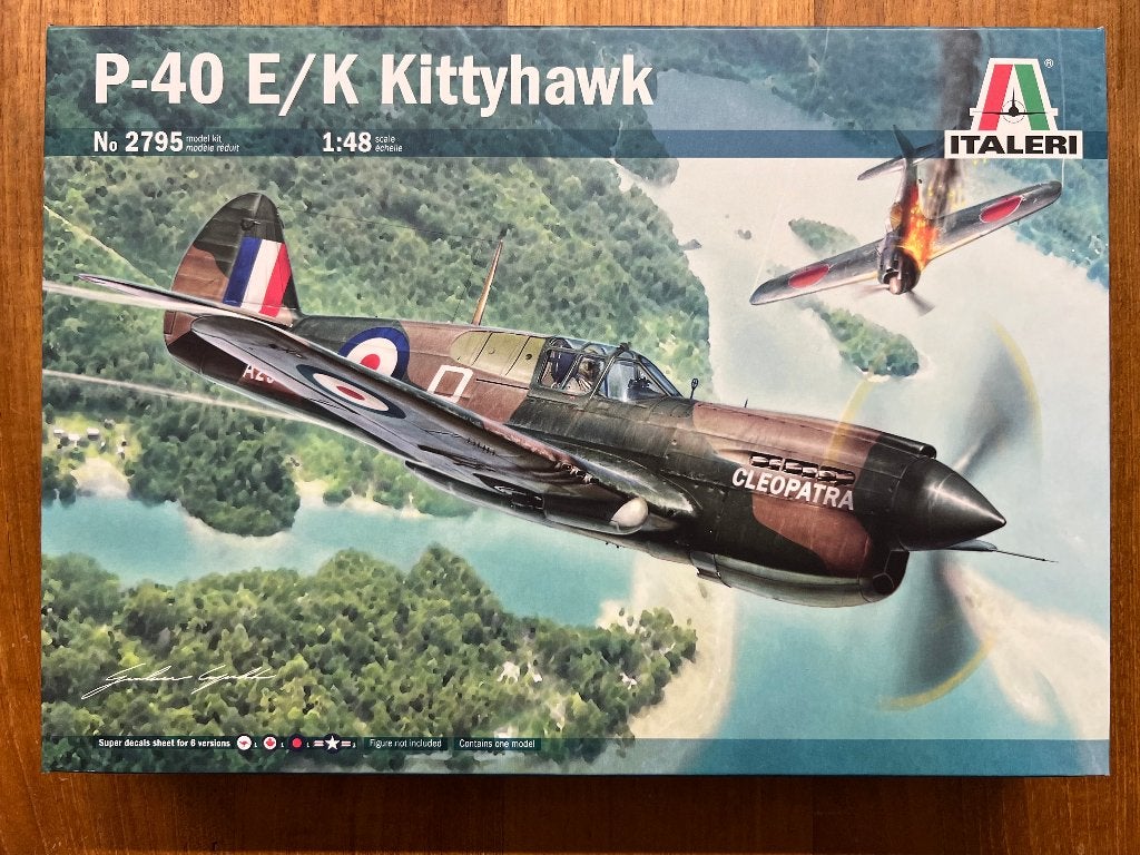 Italeri P-40 E/K Kittyhawk 1:48 bouwpakket - 2795, Italeri, Nieuw, Ophalen of Verzenden, Groter dan 1:72