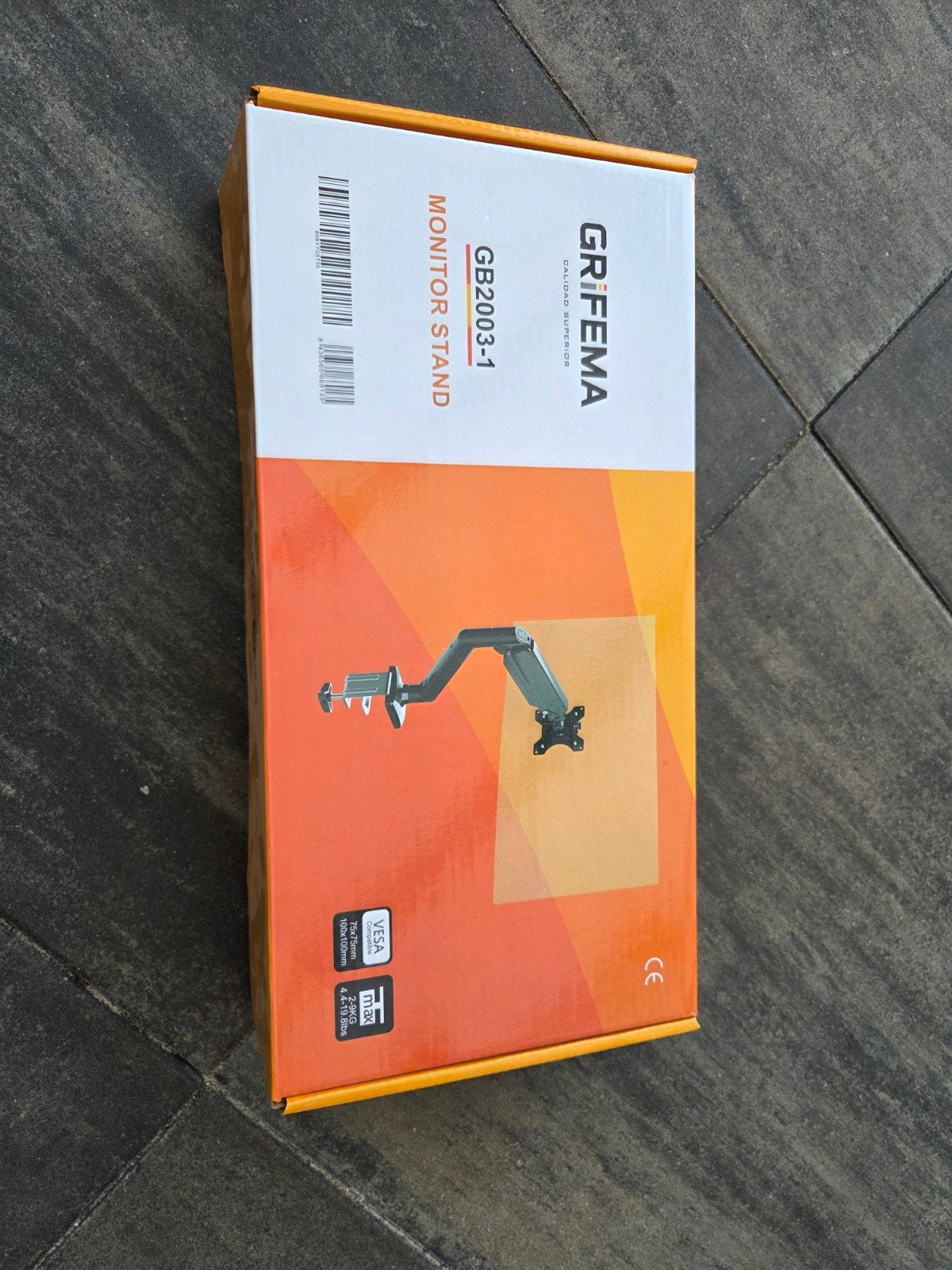 Grifema Monitor Arm GB2003-1 - Monitorstandaard, Computers en Software, Grifema, Ophalen of Verzenden, Zo goed als nieuw, Overige typen