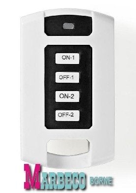 RF Smart Afstandsbediening, 2 Kanalen voor lampen, contacten, Ophalen, Nedis, Pc, Nieuw
